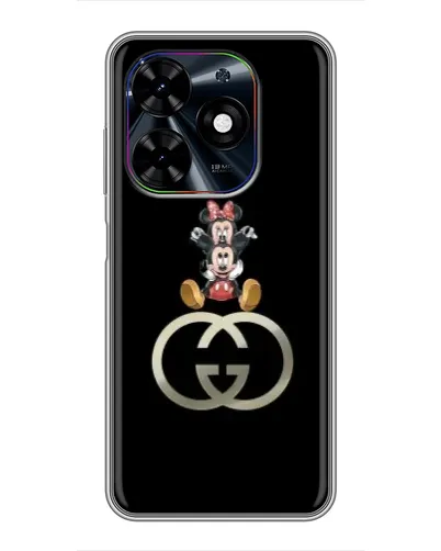 Чехол для TECNO Spark Go 2024 (BG6) с картинкой «Минни Маус на лого» Чехол для TECNO Spark Go 2024 (BG6) с картинкой «Минни Маус на лого»