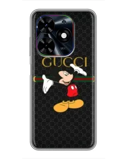 Чехол для TECNO Spark Go 2024 (BG6) с картинкой «Микки Маус Gucci»