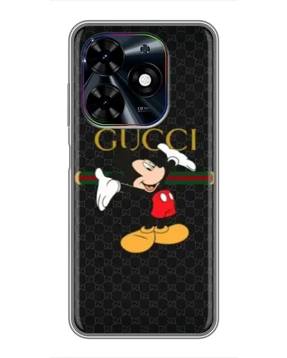 Чехол для TECNO Spark Go 2024 (BG6) с картинкой «Микки Маус Gucci» Чехол для TECNO Spark Go 2024 (BG6) с картинкой «Микки Маус Gucci»