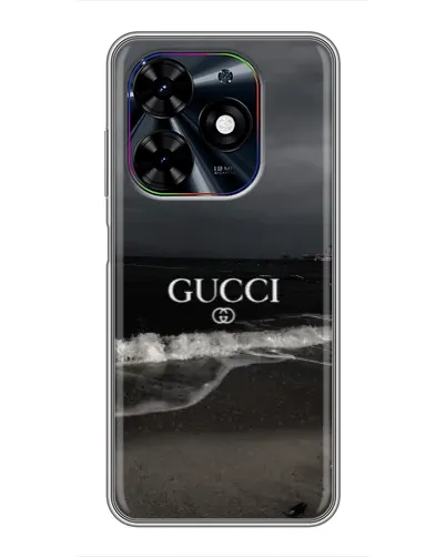 Чехол для TECNO Spark Go 2024 (BG6) с картинкой «Gucci — морской прибой» Чехол для TECNO Spark Go 2024 (BG6) с картинкой «Gucci — морской прибой»