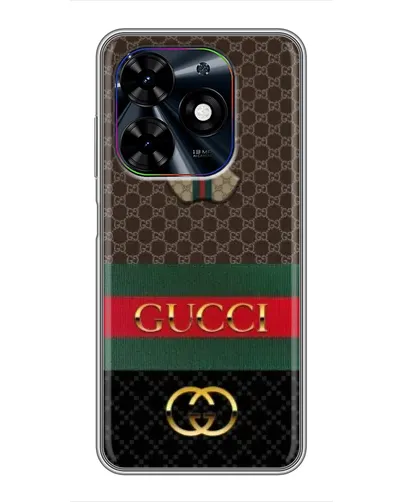 Чехол для TECNO Spark Go 2024 (BG6) с картинкой «Gucci — брендированный десерт» Чехол для TECNO Spark Go 2024 (BG6) с картинкой «Gucci — брендированный десерт»