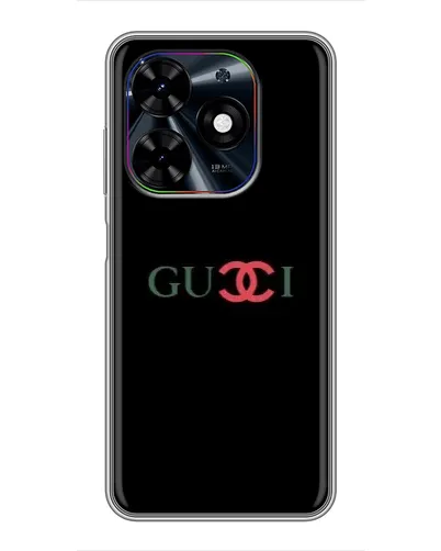 Чехол для TECNO Spark Go 2024 (BG6) с картинкой «Gucci — красный градиент» Чехол для TECNO Spark Go 2024 (BG6) с картинкой «Gucci — красный градиент»