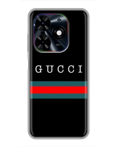 Чехол для TECNO Spark Go 2024 (BG6) с картинкой «Gucci — красный пояс» Чехол для TECNO Spark Go 2024 (BG6) с картинкой «Gucci — красный пояс»