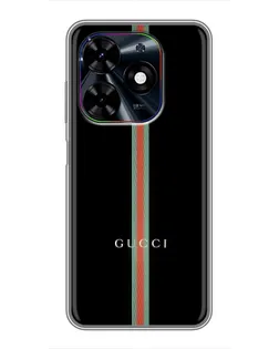 Чохол для TECNO Spark Go 2024 (BG6) з картинкою «Gucci — строга лінія»