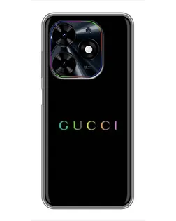 Чохол для TECNO Spark Go 2024 (BG6) з картинкою «Gucci — неоновий мінімалізм»