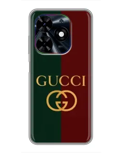 Чохол для TECNO Spark Go 2024 (BG6) з картинкою «Gucci — темно-зелений градієнт»