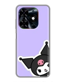 Чехол для TECNO Spark Go 2024 (BG6) с картинкой «Забавная Kuromi»