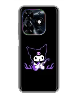 Чехол для TECNO Spark Go 2024 (BG6) с картинкой «Электрическая Kuromi»