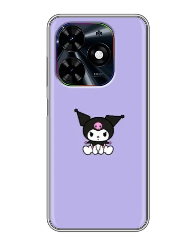 Чехол для TECNO Spark Go 2024 (BG6) с картинкой «Kuromi — фиолетовый минимализм» Чехол для TECNO Spark Go 2024 (BG6) с картинкой «Kuromi — фиолетовый минимализм»