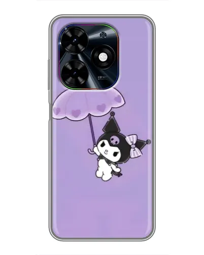Чехол для TECNO Spark Go 2024 (BG6) с картинкой «Kuromi с зонтиком» Чехол для TECNO Spark Go 2024 (BG6) с картинкой «Kuromi с зонтиком»