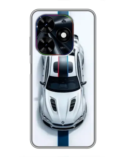 Чехол для TECNO Spark Go 2024 (BG6) с картинкой «Вид сверху — BMW M»
