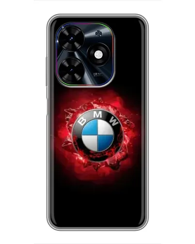 Чехол для TECNO Spark Go 2024 (BG6) с картинкой «Логотип BMW — вспышка»