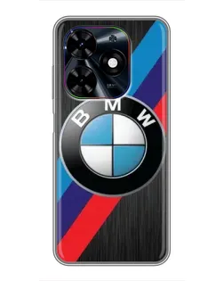 Чехол для TECNO Spark Go 2024 (BG6) с картинкой «BMW M-stripes стиль»