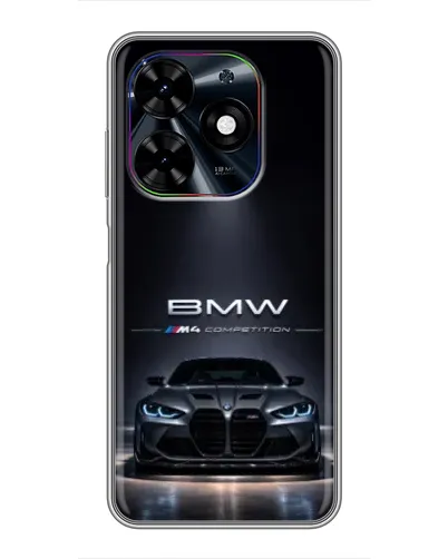 Чохол для TECNO Spark Go 2024 (BG6) з картинкою «BMW крізь нічне місто» Чохол для TECNO Spark Go 2024 (BG6) з картинкою «BMW крізь нічне місто»