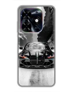 Чохол для TECNO Spark Go 2024 (BG6) з картинкою «BMW — акварельний дрифт»