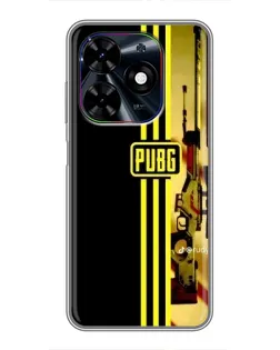 Чохол для TECNO Spark Go 2024 (BG6) з картинкою «PUBG — камуфляжний шолом»
