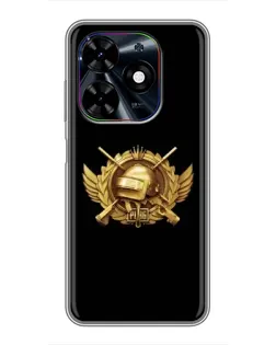 Чохол для TECNO Spark Go 2024 (BG6) з картинкою «PUBG — помаранчевий градієнт»