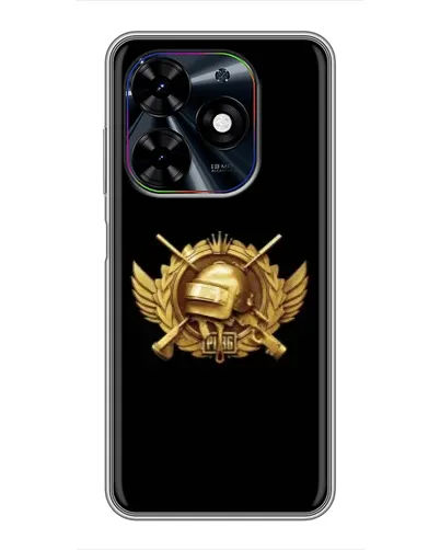 Чехол для TECNO Spark Go 2024 (BG6) с картинкой «PUBG — оранжевый градиент» Чехол для TECNO Spark Go 2024 (BG6) с картинкой «PUBG — оранжевый градиент»