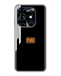 Чохол для TECNO Spark Go 2024 (BG6) з картинкою «PUBG — вертикальні лінії»