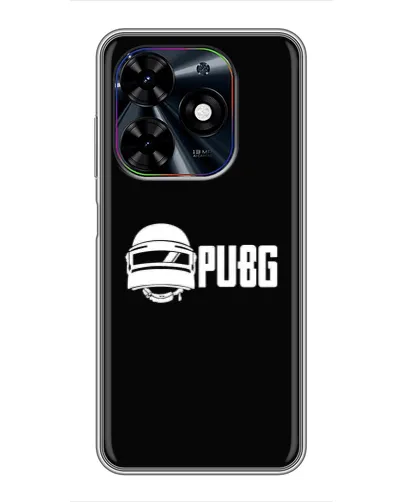 Чехол для TECNO Spark Go 2024 (BG6) с картинкой «PUBG — классический лого» Чехол для TECNO Spark Go 2024 (BG6) с картинкой «PUBG — классический лого»