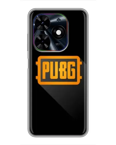 Чехол для TECNO Spark Go 2024 (BG6) с картинкой «PUBG — рамка лого» Чехол для TECNO Spark Go 2024 (BG6) с картинкой «PUBG — рамка лого»