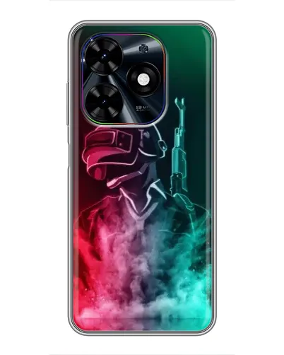 Чехол для TECNO Spark Go 2024 (BG6) с картинкой «PUBG — огненный воин» Чехол для TECNO Spark Go 2024 (BG6) с картинкой «PUBG — огненный воин»
