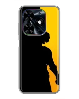 Чехол для TECNO Spark Go 2024 (BG6) с картинкой «Тень воина PUBG»