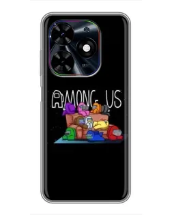 Чохол для TECNO Spark Go 2024 (BG6) з картинкою «Логотип Among Us» Чохол для TECNO Spark Go 2024 (BG6) з картинкою «Логотип Among Us»