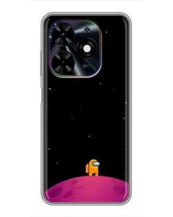 Чохол для TECNO Spark Go 2024 (BG6) з картинкою «Самотній герой на планеті»