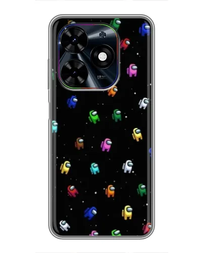 Чехол для TECNO Spark Go 2024 (BG6) с картинкой «Экипаж Among Us»