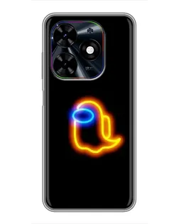 Чохол для TECNO Spark Go 2024 (BG6) з картинкою «Among Us неонове сяйво»
