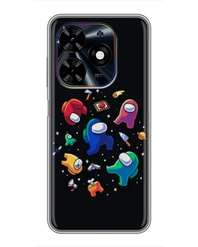 Чехол для TECNO Spark Go 2024 (BG6) с картинкой «Among Us космос»
