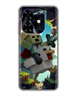 Чохол для TECNO Spark Go 2024 (BG6) з картинкою «Стів та гусь»