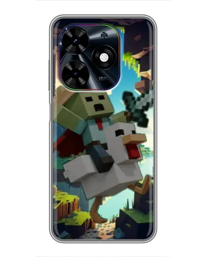 Чохол для TECNO Spark Go 2024 (BG6) з картинкою «Стів та гусь»
