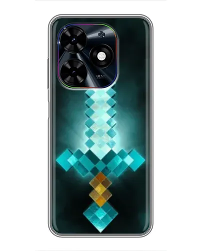 Чохол для TECNO Spark Go 2024 (BG6) з картинкою «Алмазний меч неон»