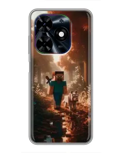 Чохол для TECNO Spark Go 2024 (BG6) з картинкою «Стів у лісі»