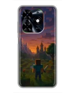 Чохол для TECNO Spark Go 2024 (BG6) з картинкою «Стів біля вежі»