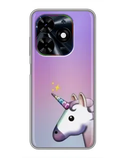 Чехол для TECNO Spark Go 2024 (BG6) с картинкой «Единорог градиент» Чехол для TECNO Spark Go 2024 (BG6) с картинкой «Единорог градиент»