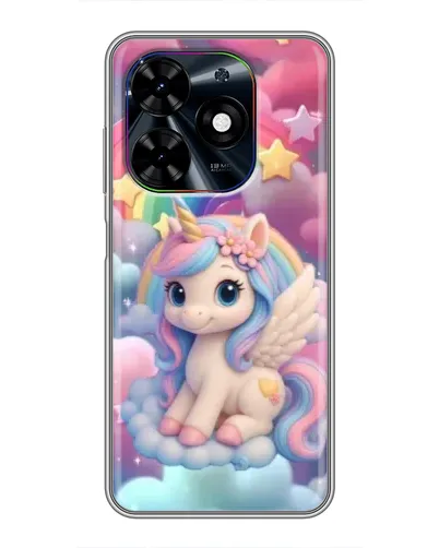 Чехол для TECNO Spark Go 2024 (BG6) с картинкой «Маленький единорог»