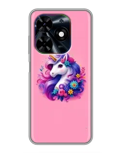 Чехол для TECNO Spark Go 2024 (BG6) с картинкой «Сказочный единорог»
