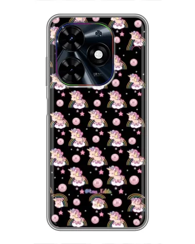Чехол для TECNO Spark Go 2024 (BG6) с картинкой «Magic Unicorn паттерн»