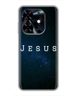 Чехол для TECNO Spark Go 2024 (BG6) с картинкой «Звездное небо Jesus»