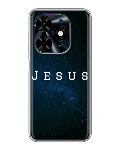 Чехол для TECNO Spark Go 2024 (BG6) с картинкой «Звездное небо Jesus»