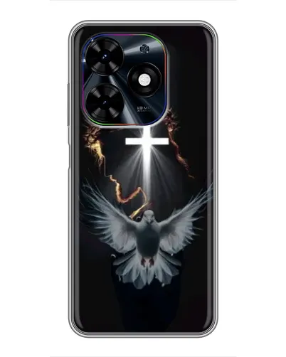 Чехол для TECNO Spark Go 2024 (BG6) с картинкой «Голубь и Свет»