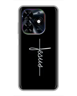 Чехол для TECNO Spark Go 2024 (BG6) с картинкой «Тонкая линия веры»