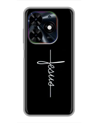 Чехол для TECNO Spark Go 2024 (BG6) с картинкой «Тонкая линия веры»