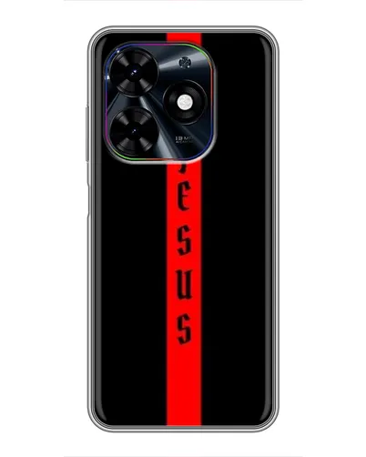 Чехол для TECNO Spark Go 2024 (BG6) с картинкой «Красная линия веры»