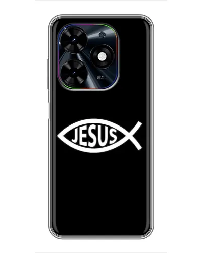 Чехол для TECNO Spark Go 2024 (BG6) с картинкой «Классический Jesus»