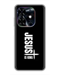 Чехол для TECNO Spark Go 2024 (BG6) с картинкой «Вертикаль веры Jesus»