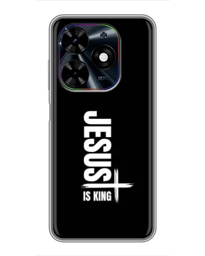 Чехол для TECNO Spark Go 2024 (BG6) с картинкой «Вертикаль веры Jesus»